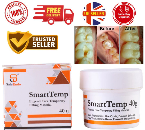 Dental temporary tooth filling - tooth,