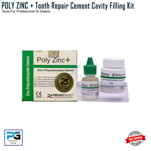 Dental poly zinc cement - dental, zinc+