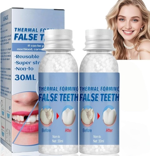 2pcs permanent strong teeth - 2pcs,