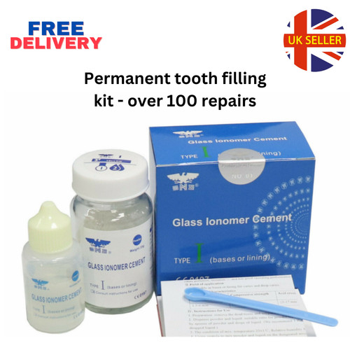 Permanent tooth filling kit - tooth,